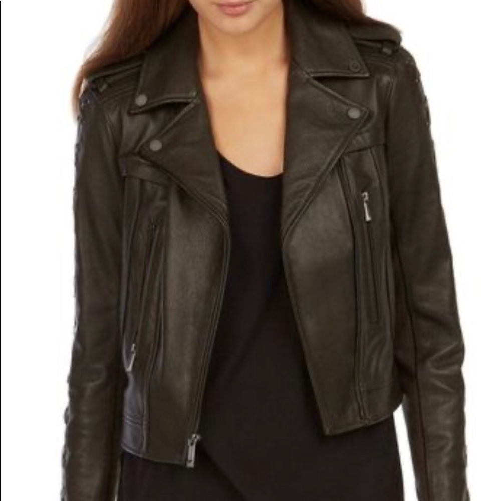BCBG Max Azria ISA Leather Jacket - NWT - XXS